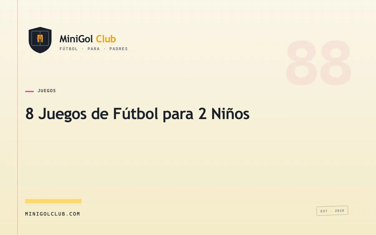 Dos niños jugando fútbol en un parque pasándose el balón